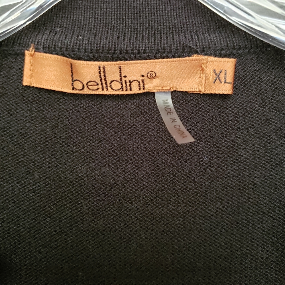 Black Front Ruffle Belldini Cardigan - Picture 4 of 5